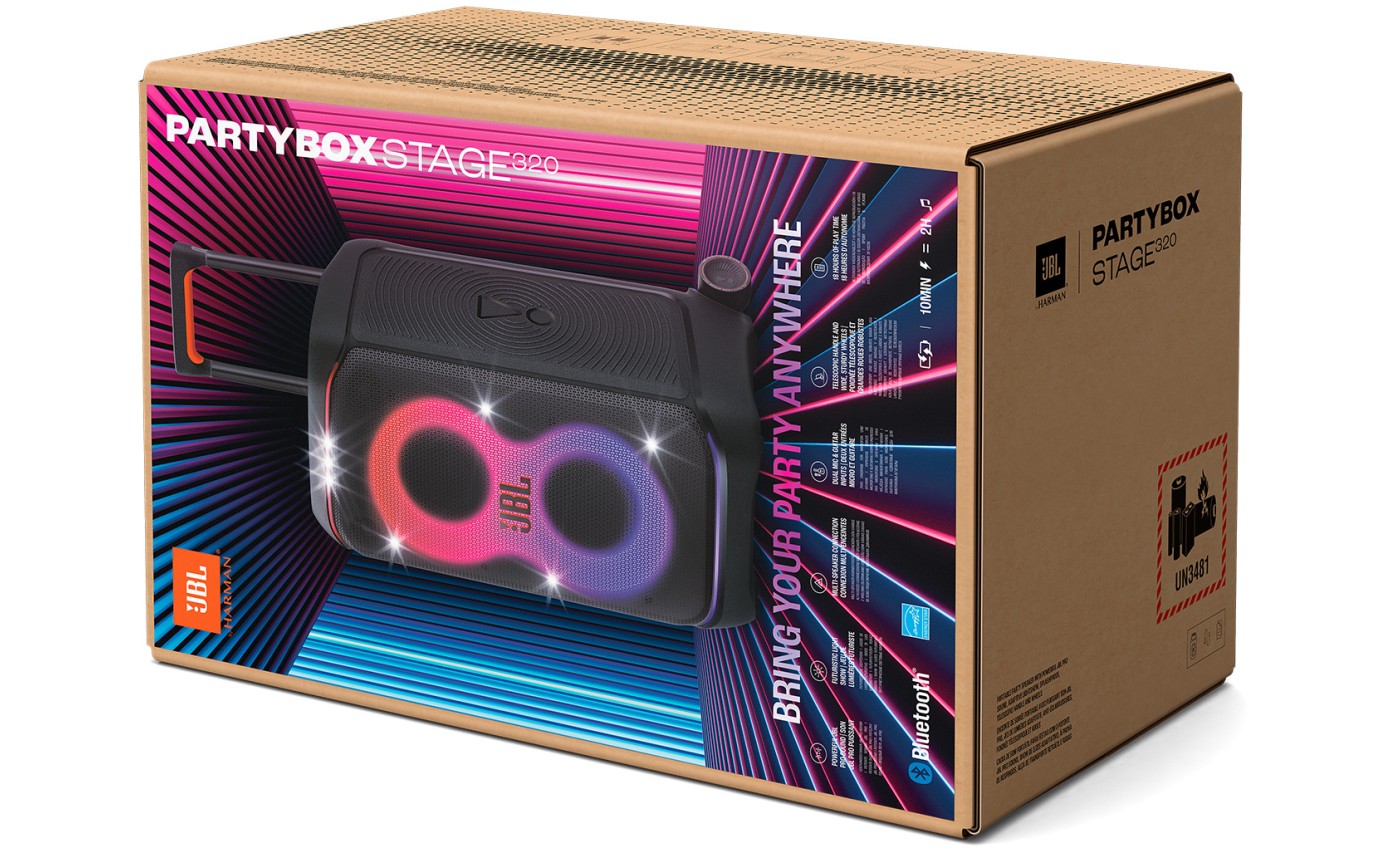 JBL PartyBox Stage 320 Portable Party Speaker (Black) JBLPBSTAGE320AS2