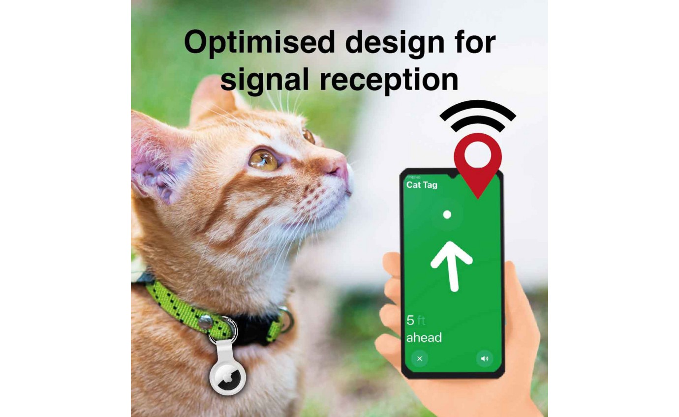 Laser Silicone AirTag Key Ring Case (4 Pack) AOAT4P1378