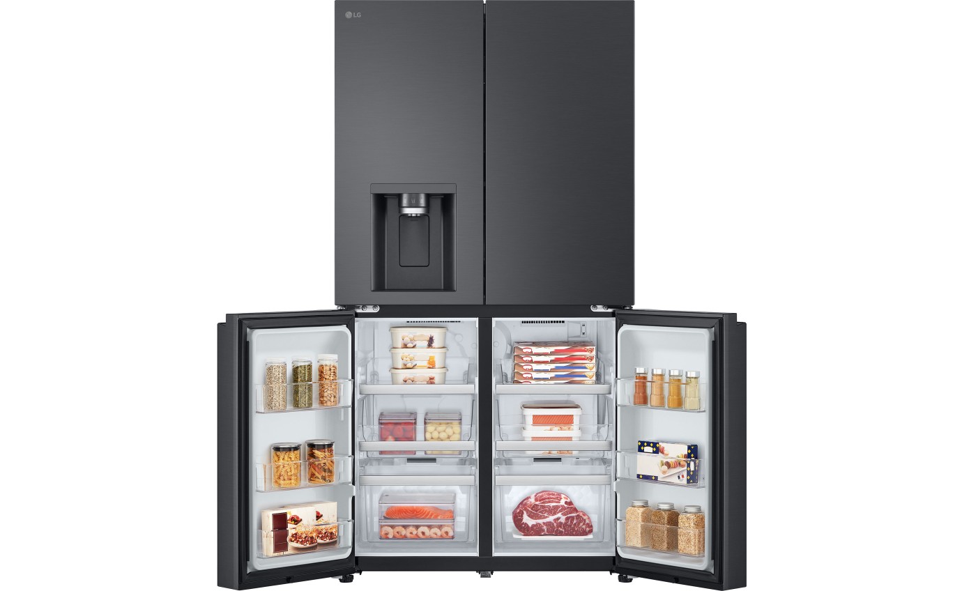 LG 637L French Door Fridge (Matte Black) GFL700MBL