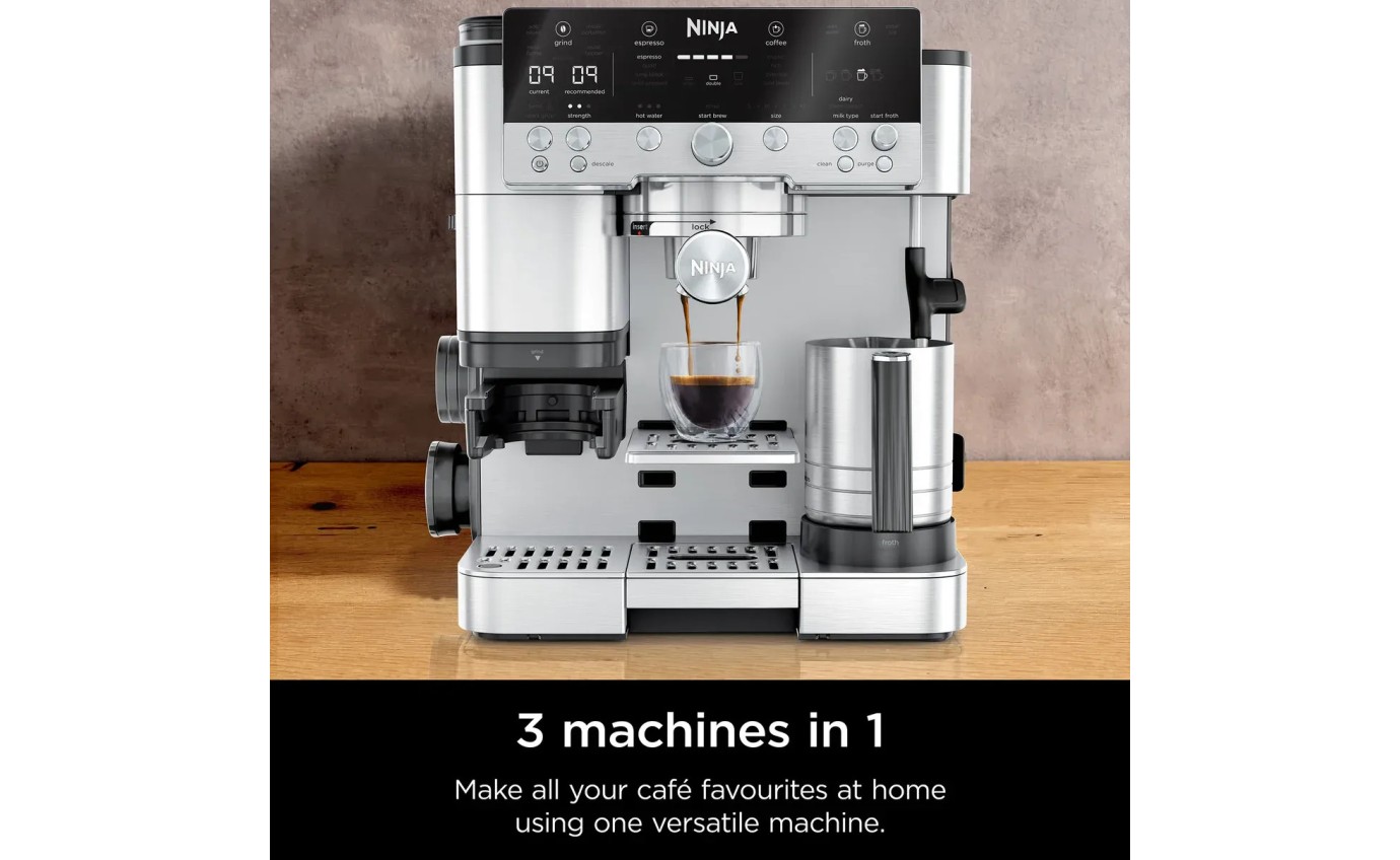 Ninja Luxe Caf&eacute; Premier Espresso Machine (Stainless Steel) ES601