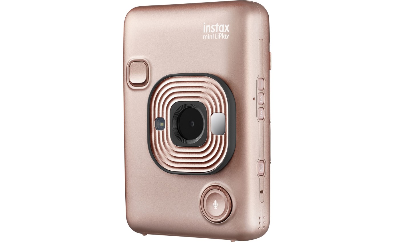 Fujifilm Instax mini LiPlay Instant Film Camera (Blush Gold) 87097