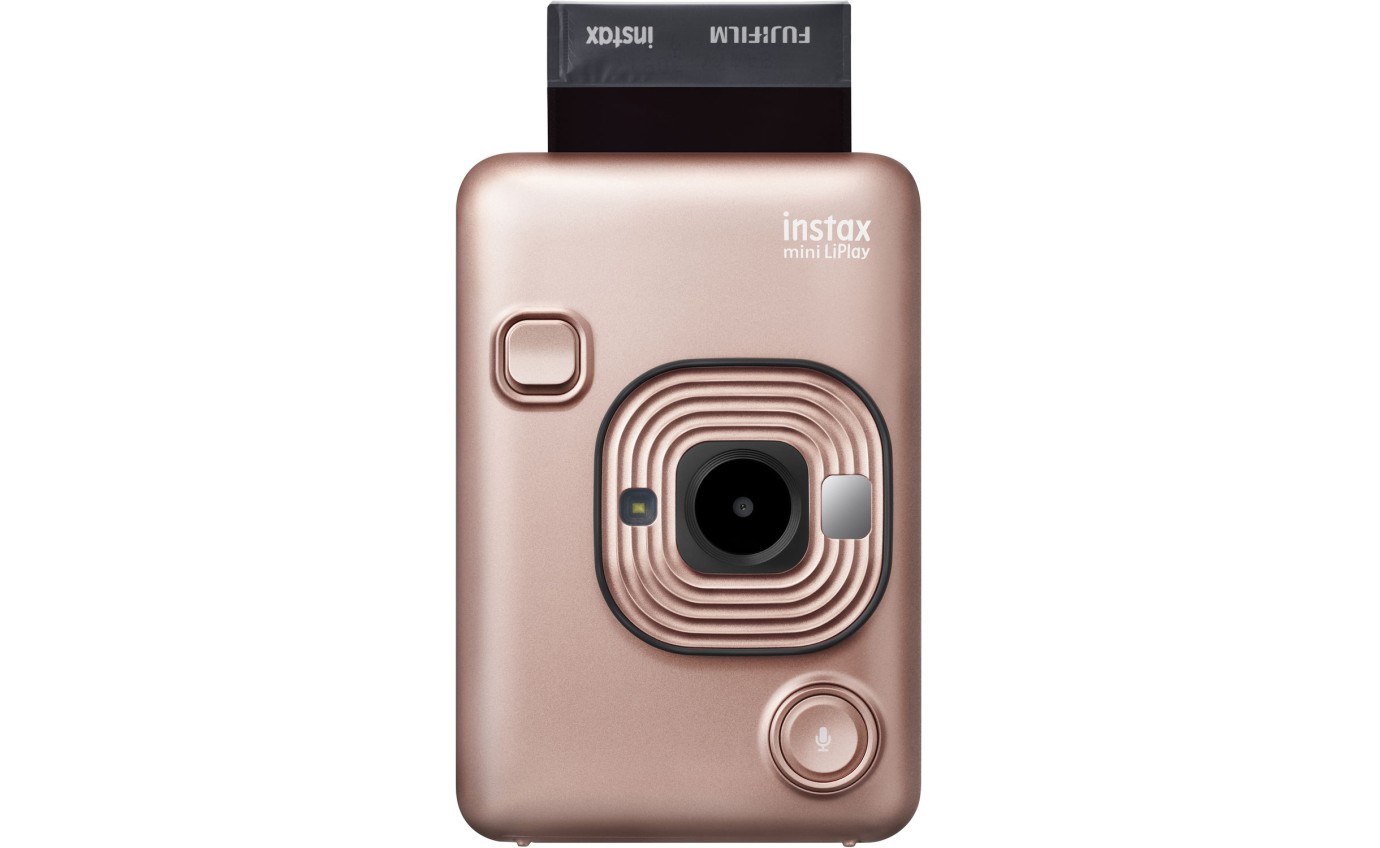 Fujifilm Instax mini LiPlay Instant Film Camera (Blush Gold) 87097