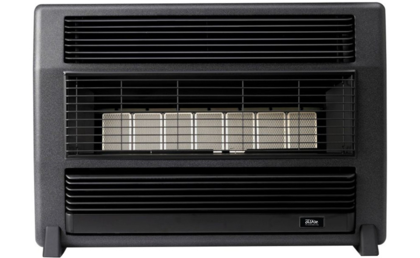 Omega Altise 25MJ Brigadier NG Gas Heater (Black Marble) OABRFNGBM