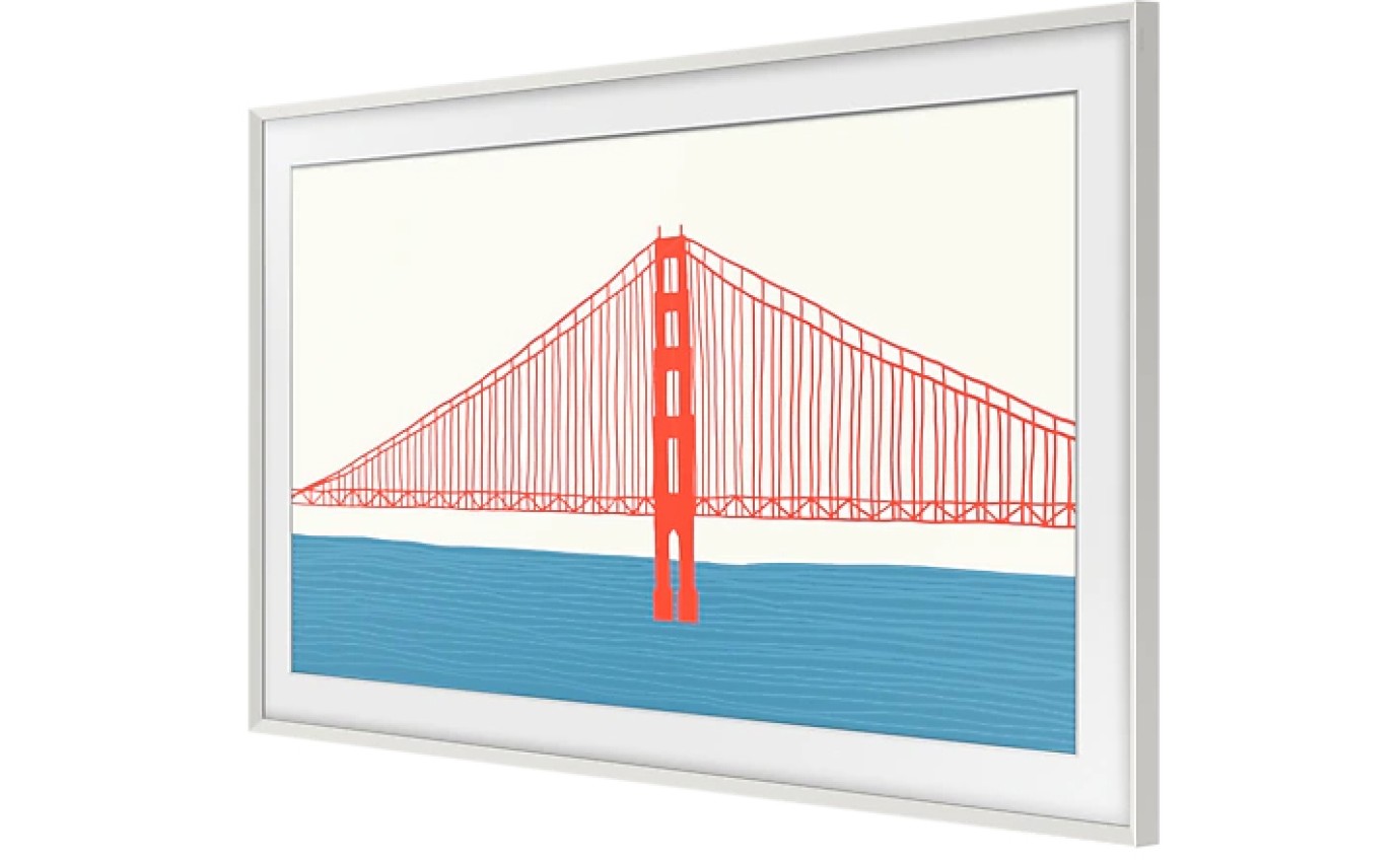 Samsung 65 inch Beveled Bezel for The Frame TV 2021/2022 (White) VGSCFA65WTCRU
