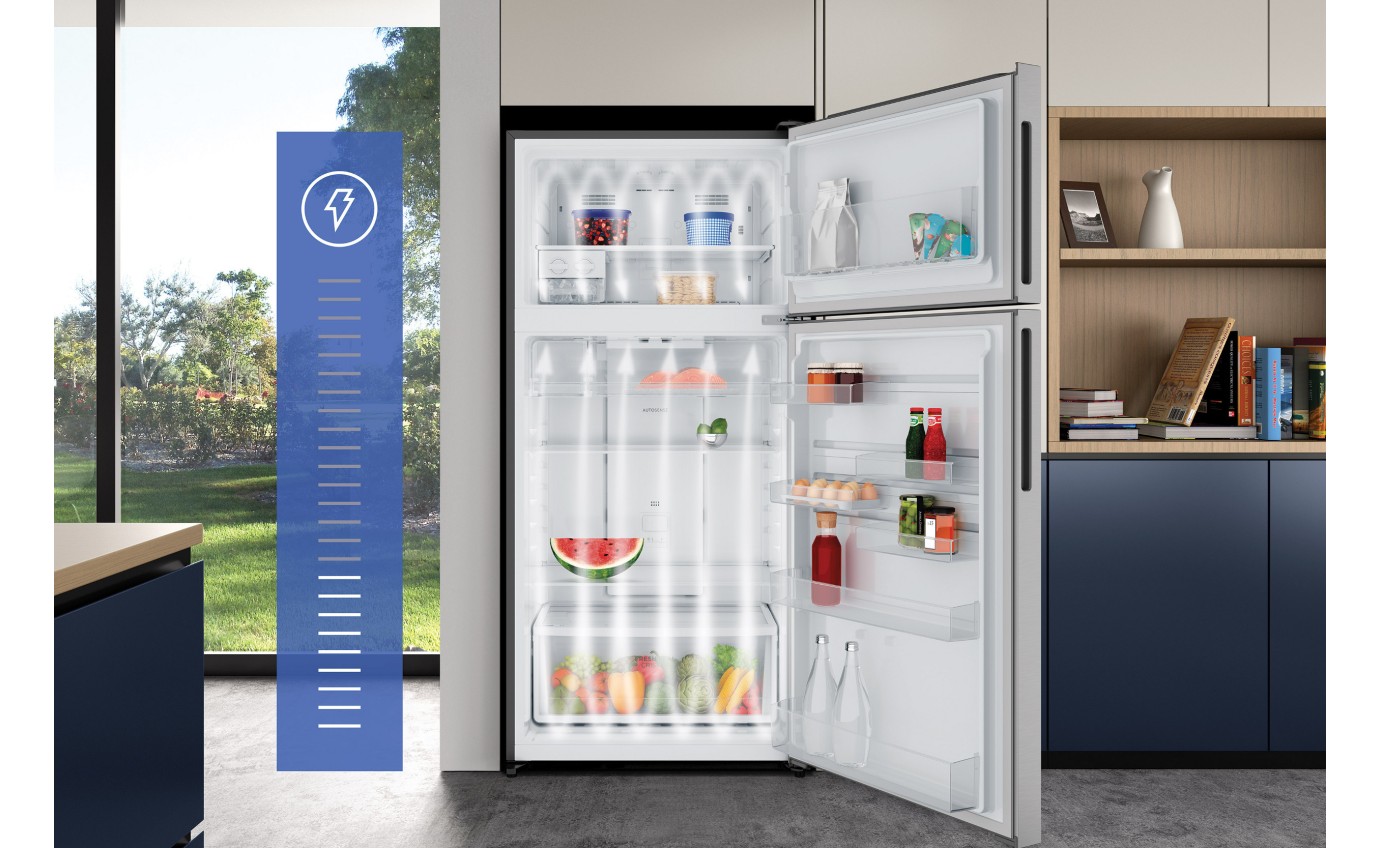 Westinghouse 503L Top Mount Fridge (Silver) WTM5002SDR