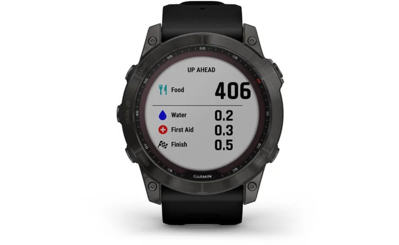 Garmin fenix&reg; 7X Sapphire Solar Edition Smartwatch (Carbon Grey/Black) 0100254112