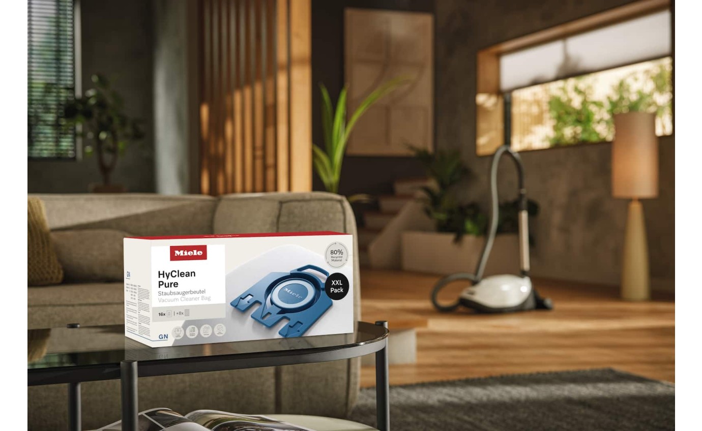 Miele GN HyClean Dustbags (16 Pack + 8 Filters) 12498250
