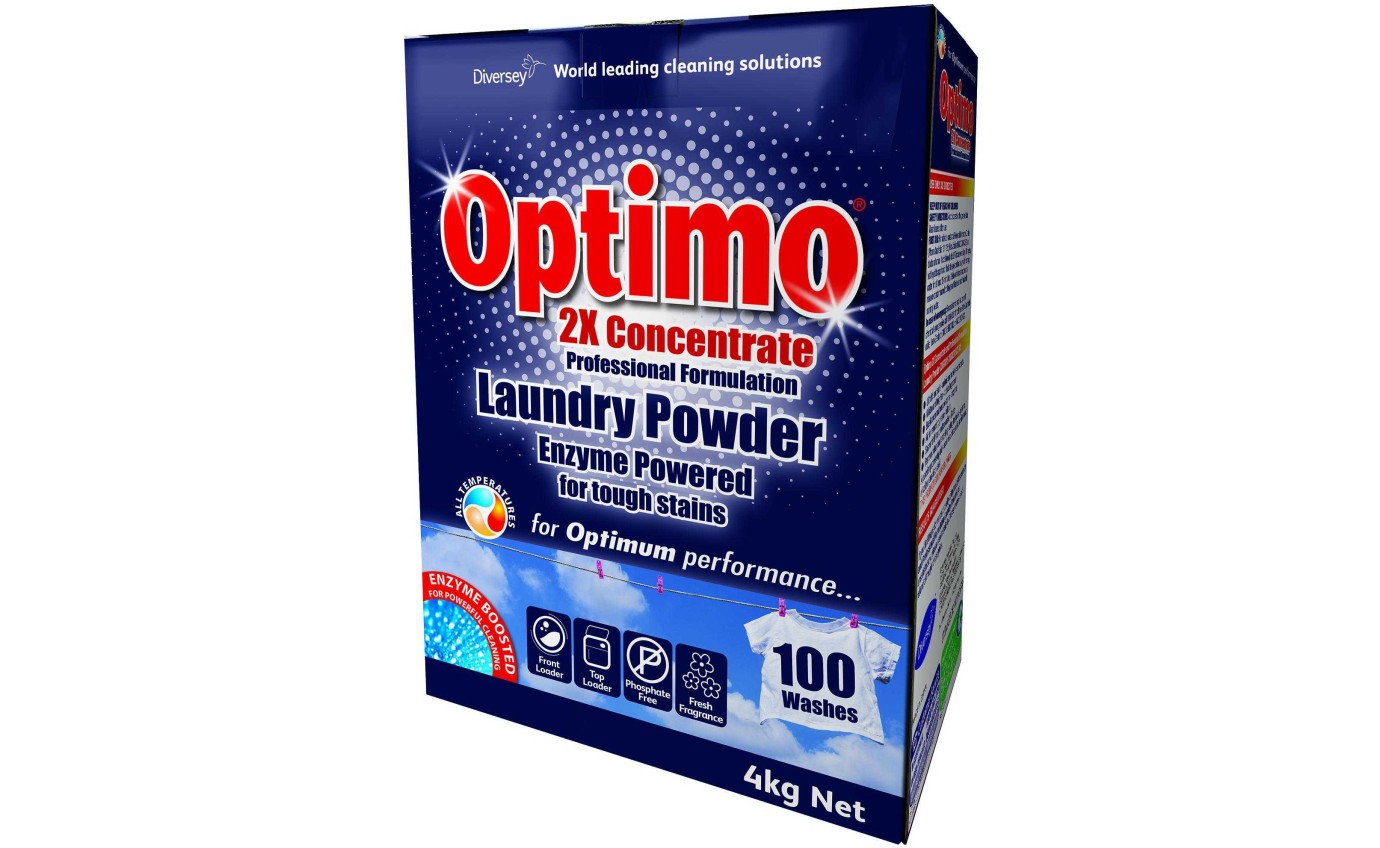 Diversey Optimo 2X Concentrate Top & Front Loader Laundry Powder 4kg 101106787