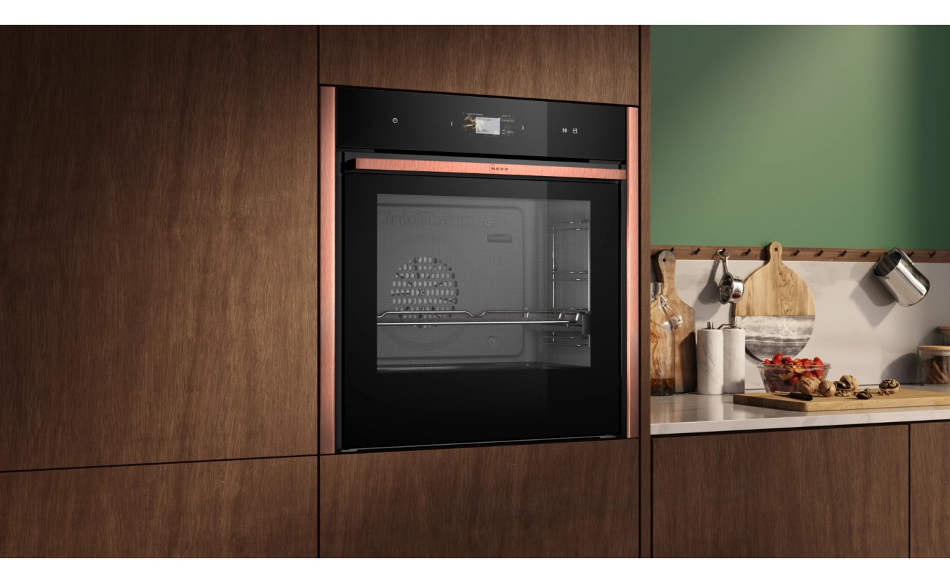 Neff 60cm N 90 Built-in Oven with Steam Function (Deep Black) B69FS5CY0ADB