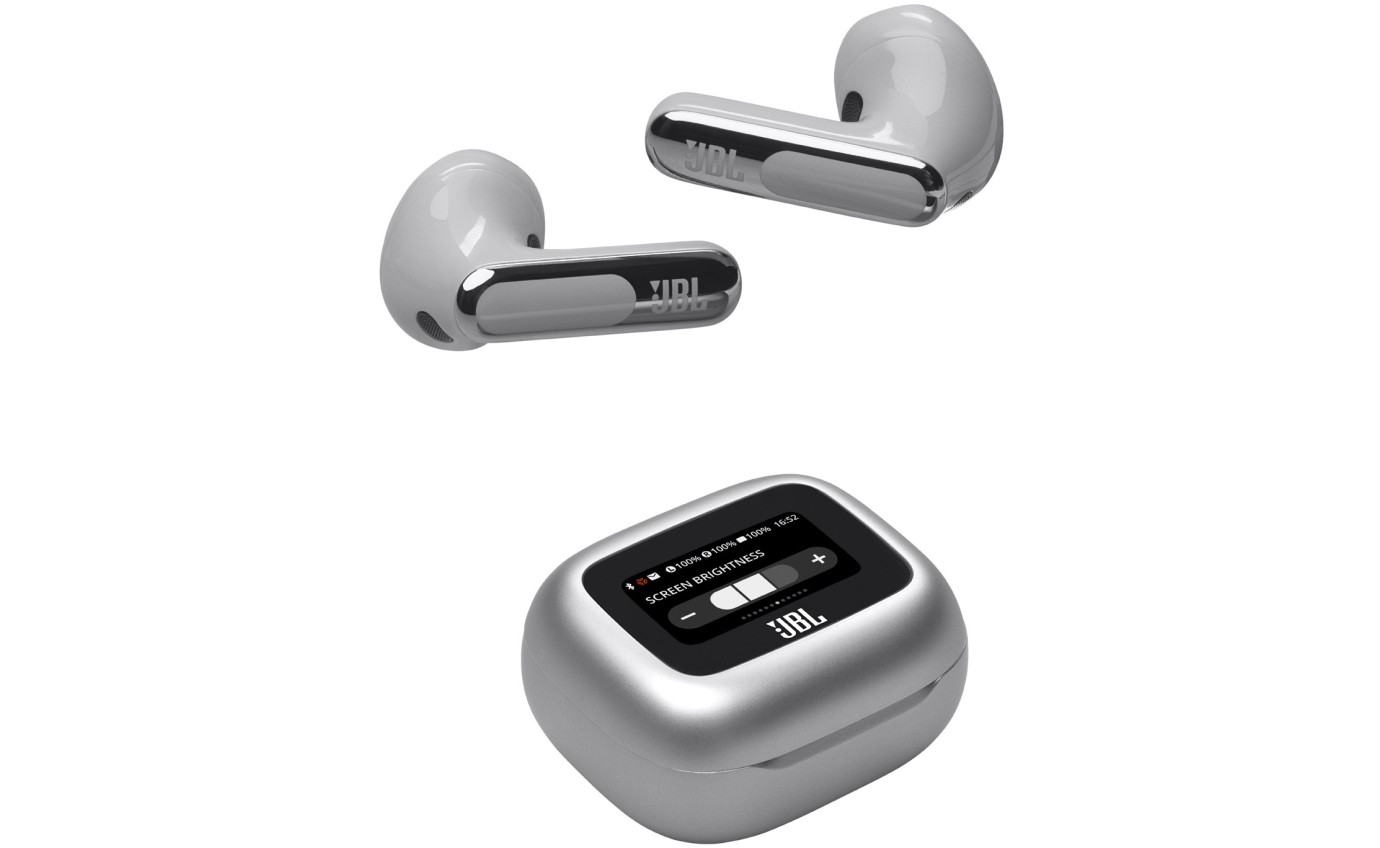 JBL Live Flex 3 TWS Noise Cancelling In-Ear Headphones (Silver) JBLLIVEFLEX3SIL