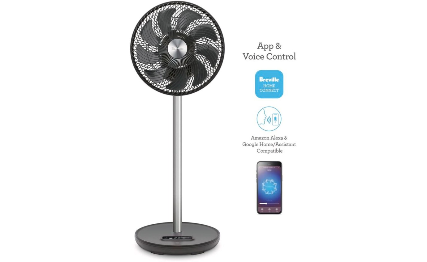 Breville the AirDynamic 3D Connect Circulator Fan LPF308GRY