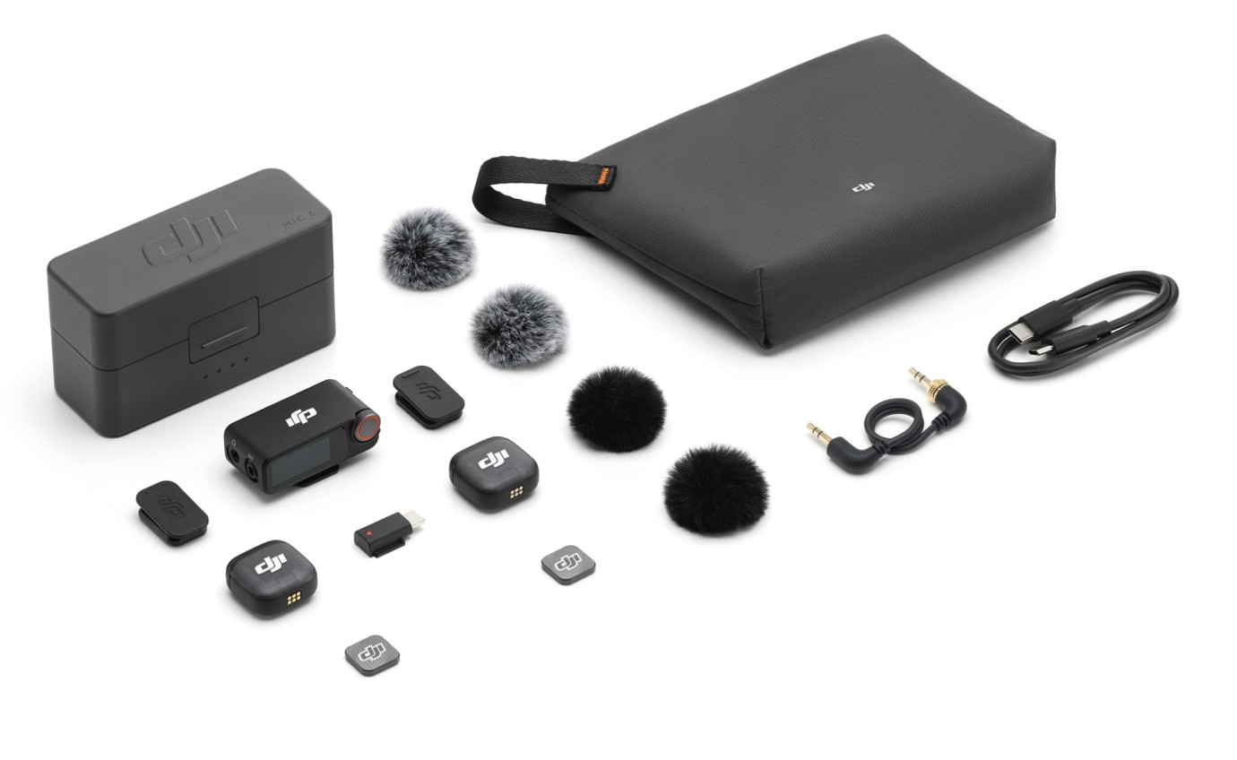 DJI Mic 3 (2 TX + 1 RX + Charging Case) CPRN0000048001