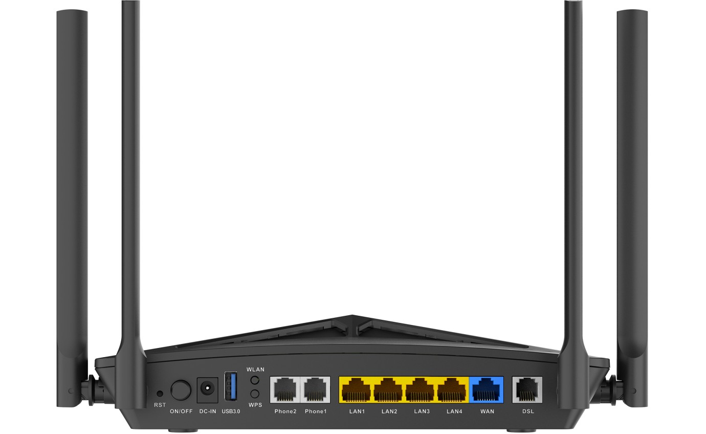 D-Link AX3000 Wi-Fi 6 VDSL2/ADSL2+ Modem Router with VoIP DSLX3052E