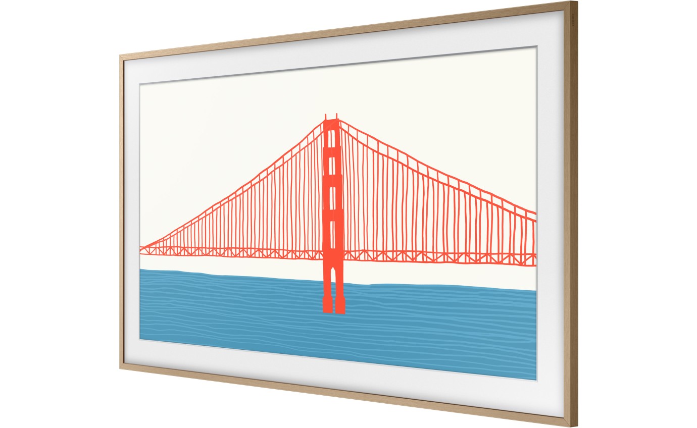 Samsung 85 inch Modern Bezel for The Frame TV 2021/2022 (Teak) VGSCFA85TKBRU