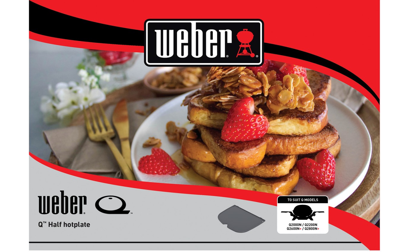 Weber Q&trade; Half Hotplate 3400167
