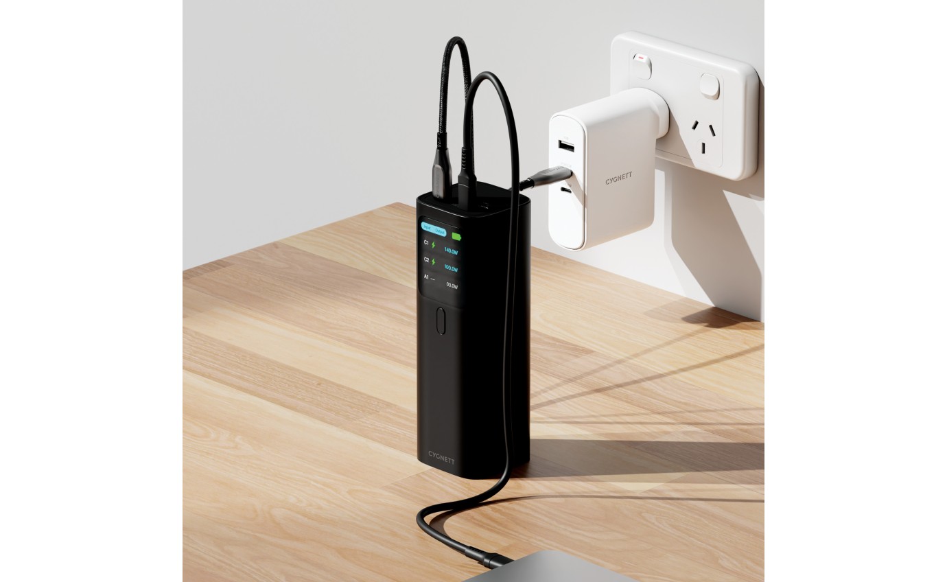 Cygnett HighPWR 27K 148W Laptop Power Bank with Case 11901339042