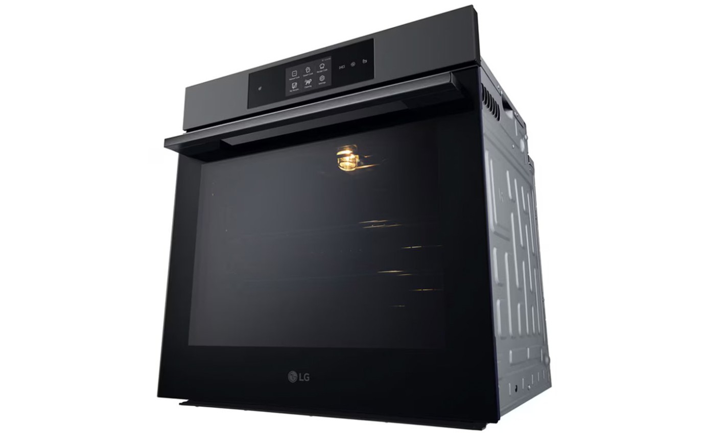 LG 76L InstaView Steam Assist Pyrolytic Oven (Black Stainless Steel) BO609T2MB4