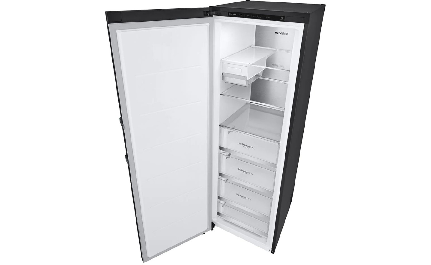 LG 324L Pigeon Pair Upright Freezer (Matte Black) GPF324MBL