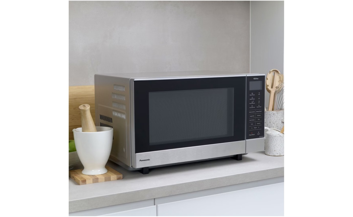 Panasonic 27L Flatbed Inverter Microwave (Stainless Steel) NNSF57QSQPQ