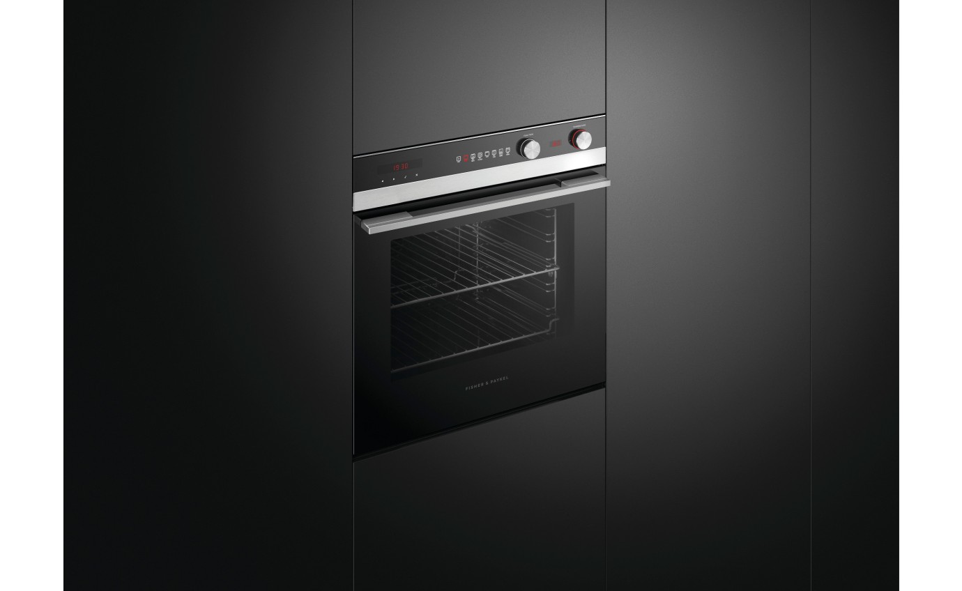 Fisher & Paykel 60cm Series 5 Contemporary Pyrolytic Oven, 7 Function OB60SC7CEPX3