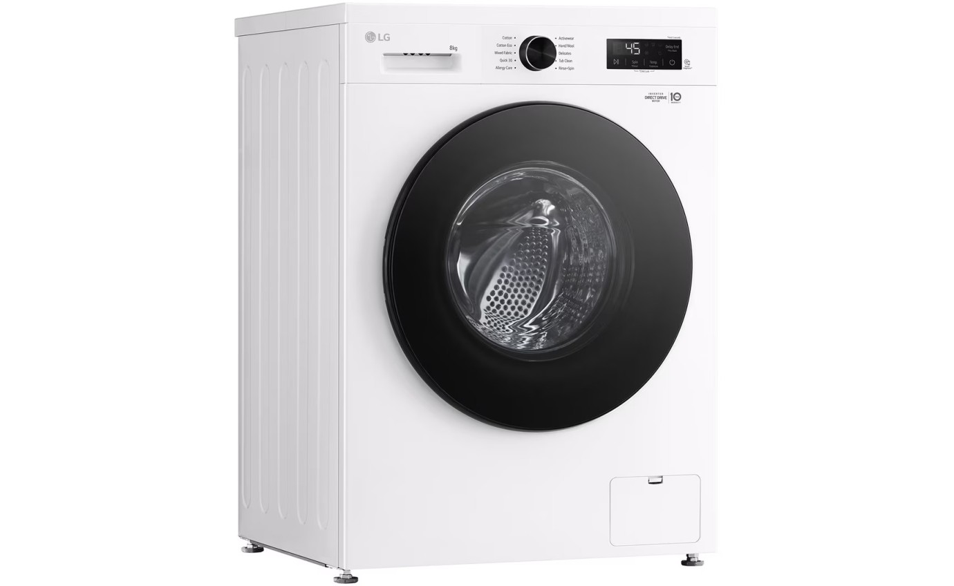 LG 8kg Series 1 Front Load Washing Machine with Steam WV11208W