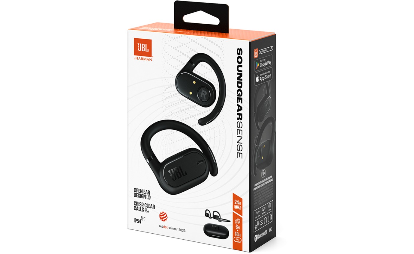 JBL Soundgear Sense TWS Open-Ear Headphones (Black) JBLSNDGEARSNSBLK