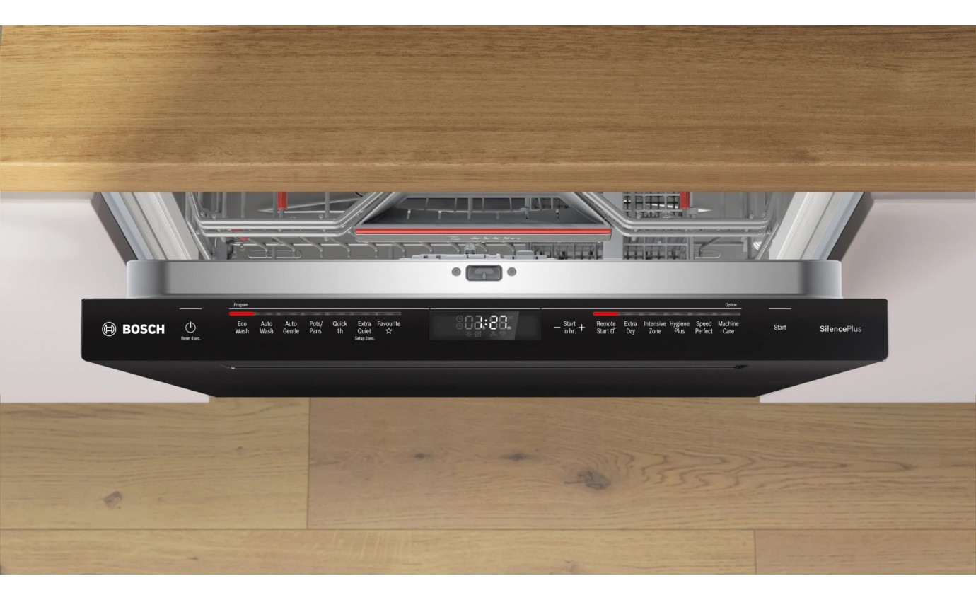 Bosch 60cm Built-Under Dishwasher (Black Inox) SMP6HCB01A