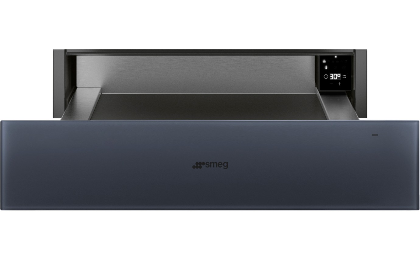 Smeg 15cm Linea Warming Drawer with Touch Controls (Neptune Grey) CPRT115G