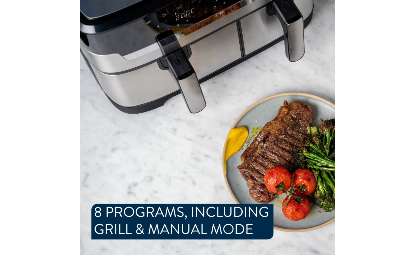 Tefal Jamie Oliver Dual Easy Fry Air Fryer 8.3L EY905J