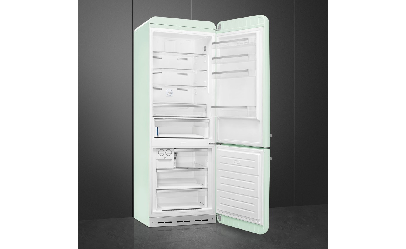 Smeg 481L 50s Style Retro Bottom Mount Fridge (Pastel Green) FAB38RPG5AU