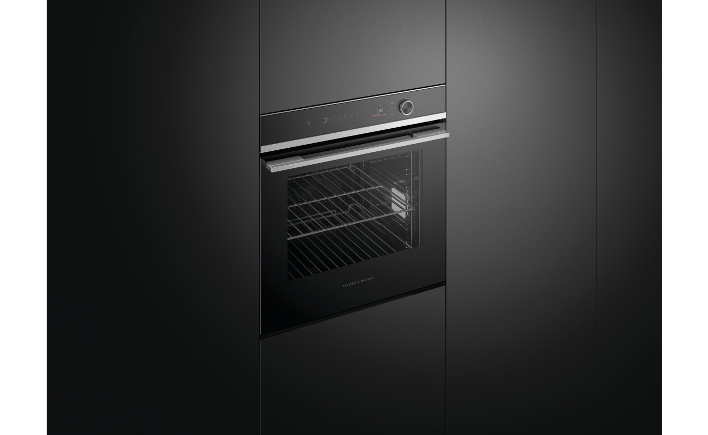 Fisher & Paykel 60cm Series 7 Contemporary Pyrolytic Oven, 11 Function OB60SD11PLX1