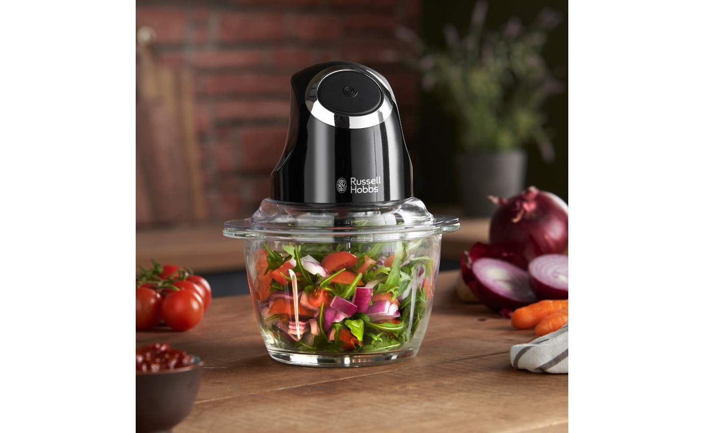 Russell Hobbs Desire Chopper Food Processor (Matte Black) RHMFP5BLK