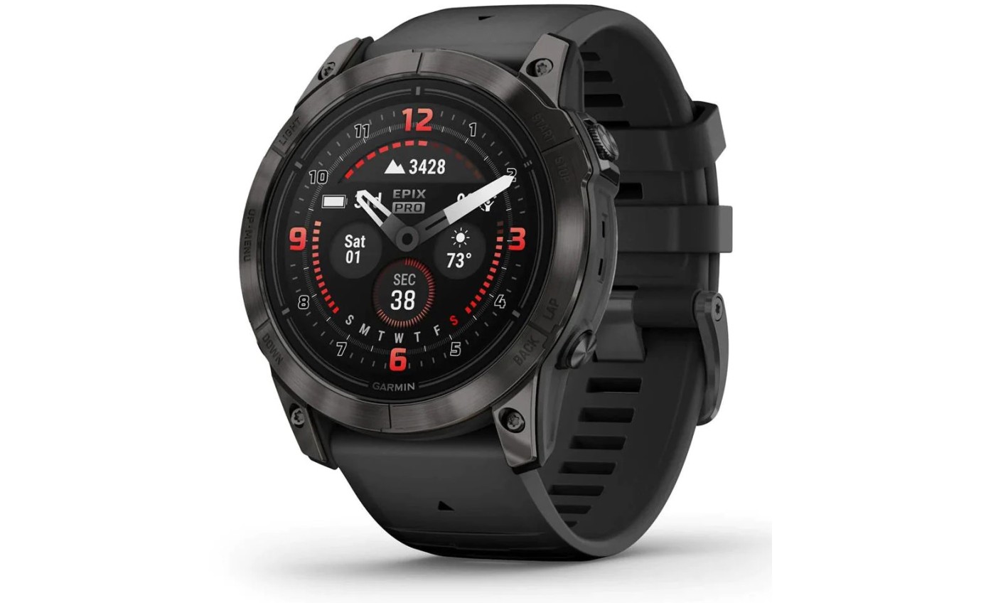 Garmin Garmin epix &trade; Pro (Gen 2) Sapphire Edition 51mm Carbon Grey DLC Titanium with Black Band 0100280402