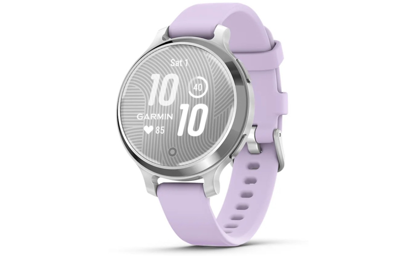 Garmin Lily&reg; 2 Active Smartwatch (Silver/Purple Jasmine) 0100289101