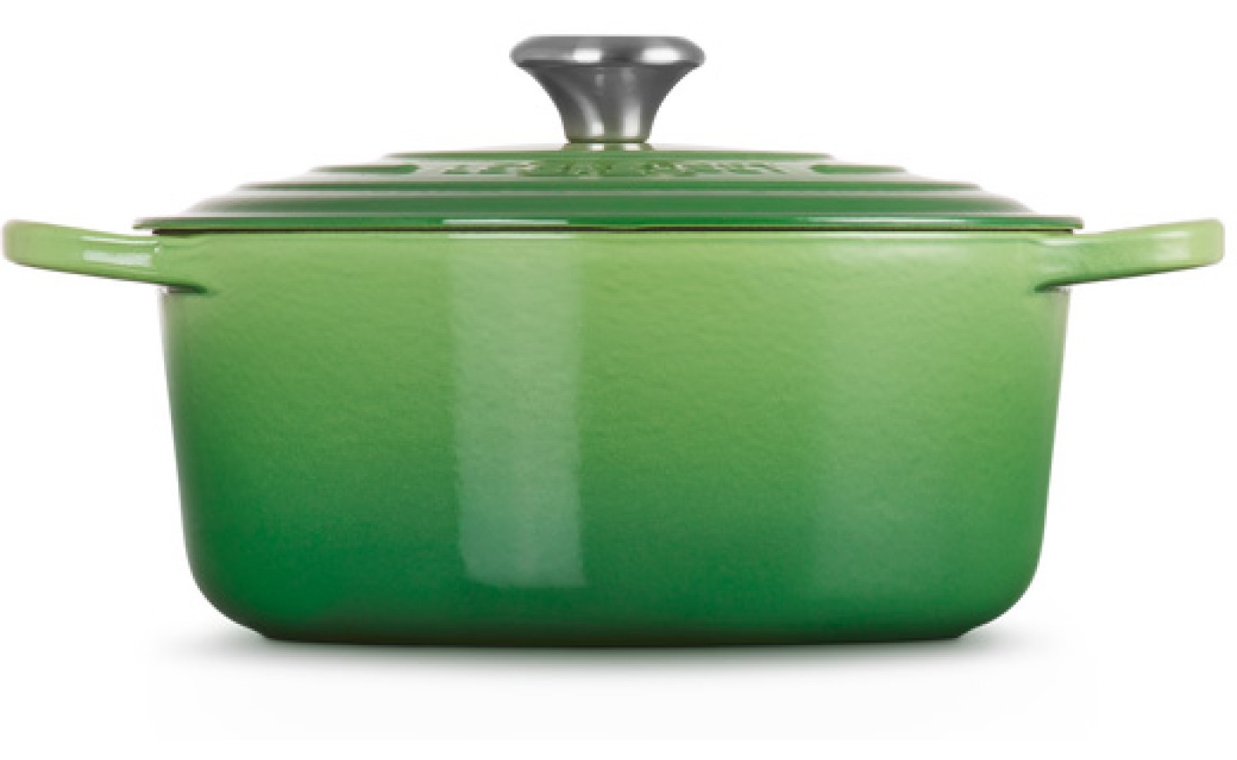 Le Creuset 26cm Cast Iron Round Casserole (Bamboo Green) 21177264082430