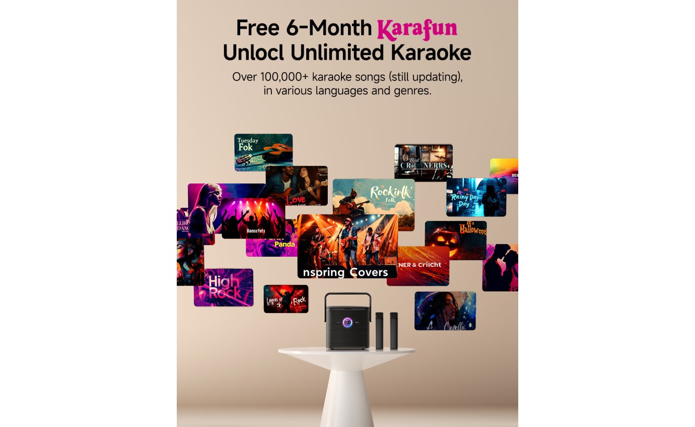 Ikarao Shell S3 Portable Karaoke Machine IKSHELLS3