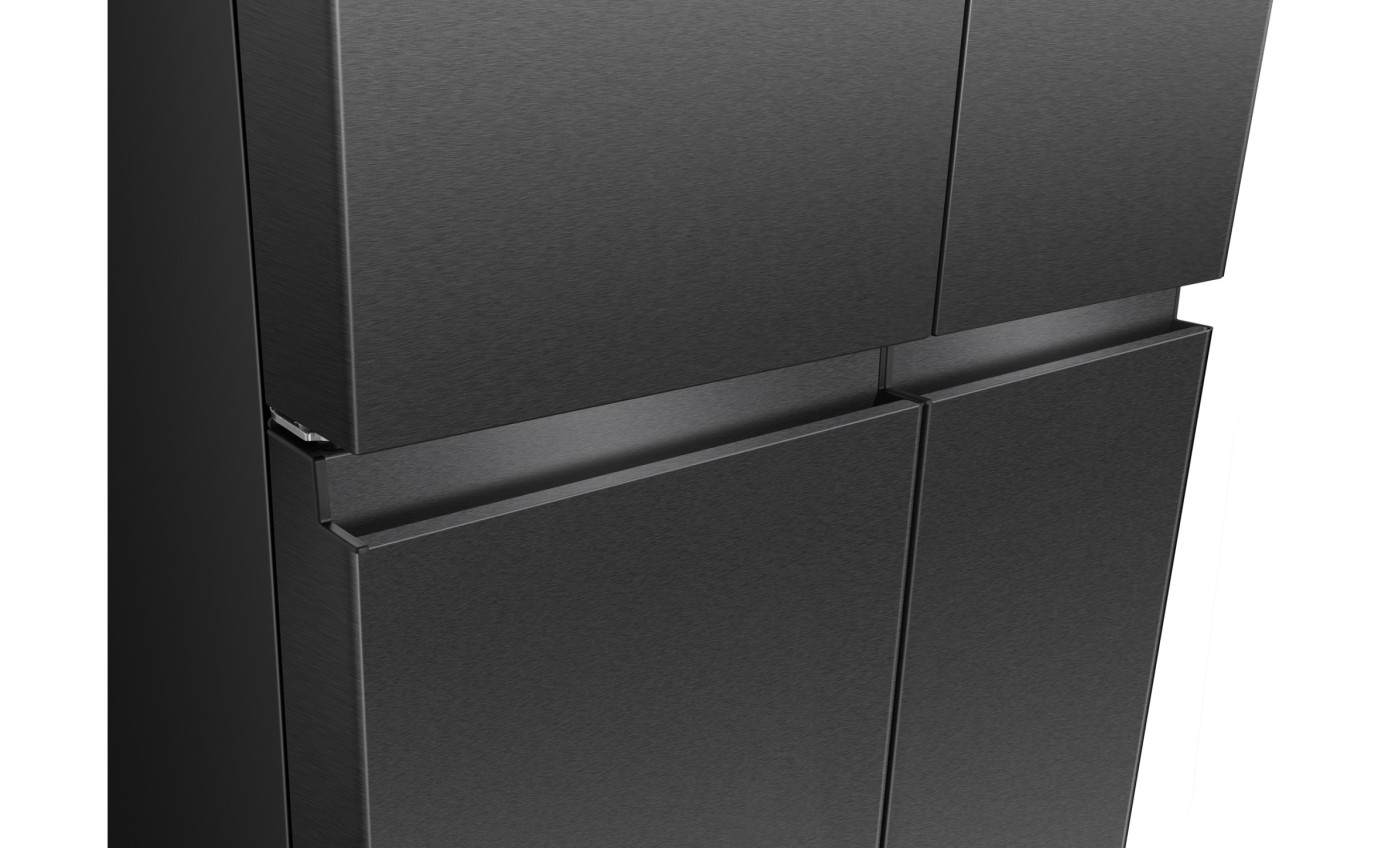 Hisense 647L PureFlex Quad Door Fridge (Dark Stainless Steel) HRCD640TB