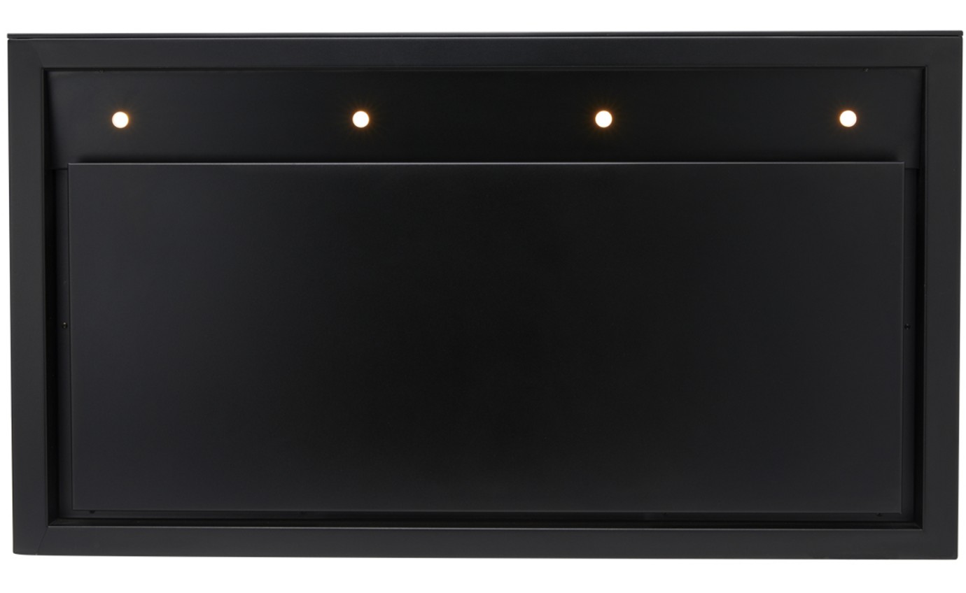 Schweigen 900mm Silent Wallmount Rangehood (Black) DS3326B9ST