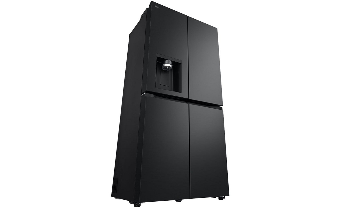LG 508L Slim French Door Fridge (Matte Black) GFLN500MBL