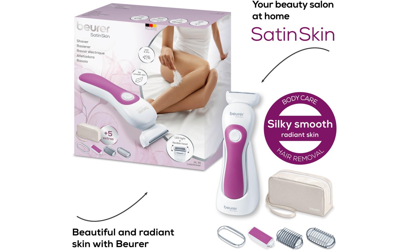 Beurer Electric Wet and Dry Shaver HL36