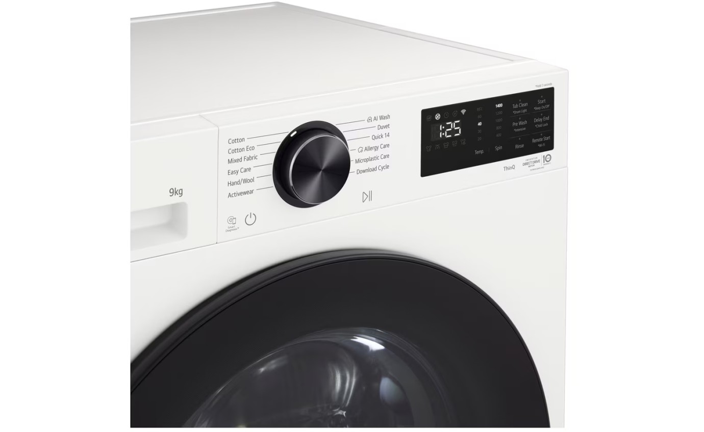 LG 8kg Series 3 AI Wash Front Load Washing Machine WX31408W