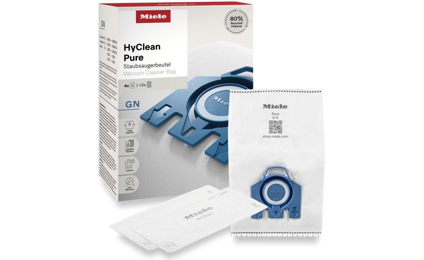 Miele GN HyClean Pure Vacuum Cleaner Bags (4 Pack) 12421130