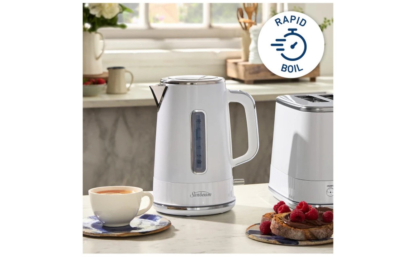 Sunbeam French Riviera Collection 1.7L Kettle (White) KEM8107WH