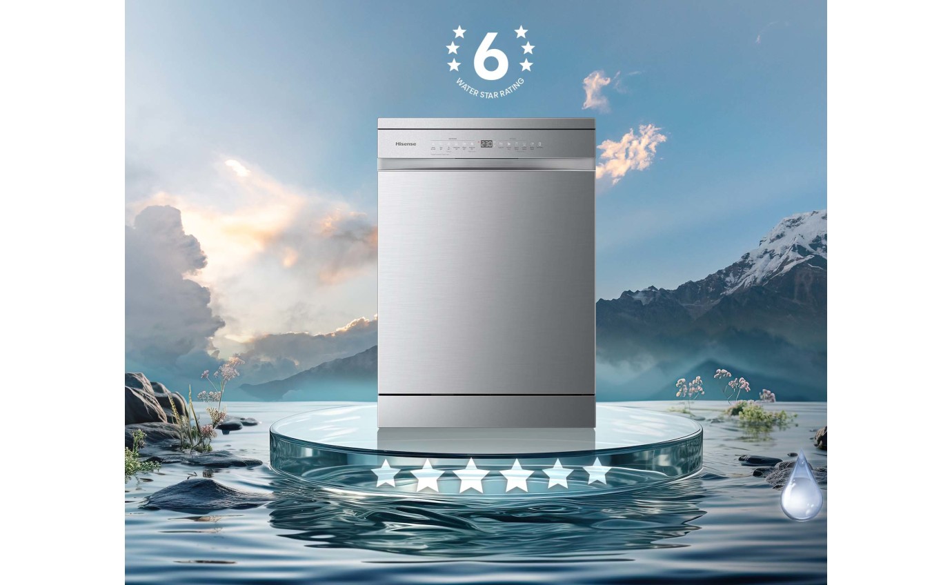 Hisense 60cm Freestanding Dishwasher (Stainless Steel) HSAA16FS
