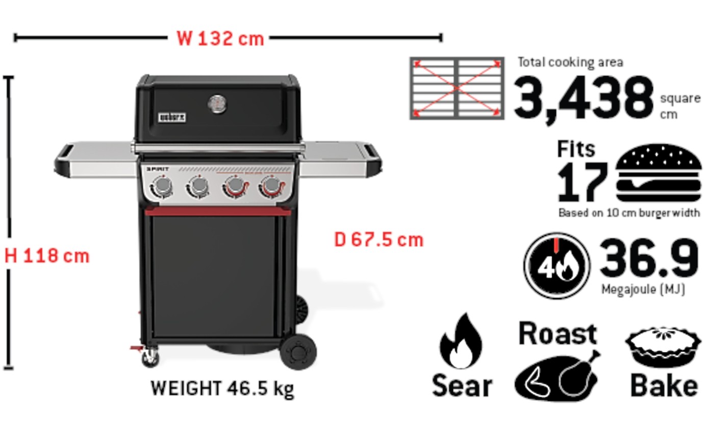 Weber Spirit&reg; E-425 4-Burner Gas Barbecue (Natural Gas) K1501755