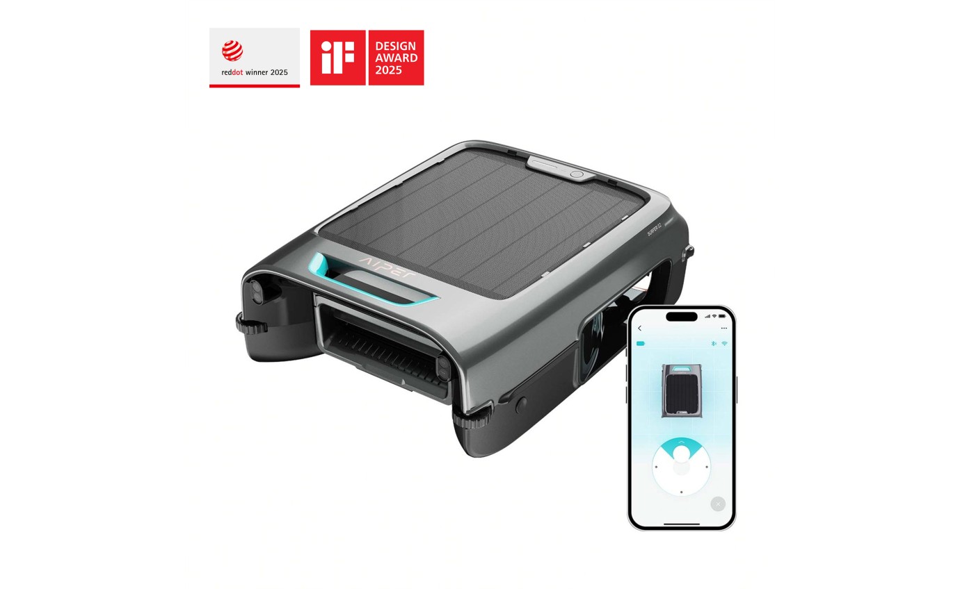 Aiper Surfer S2 Solar-Powered Robotic Pool Skimmer 255291