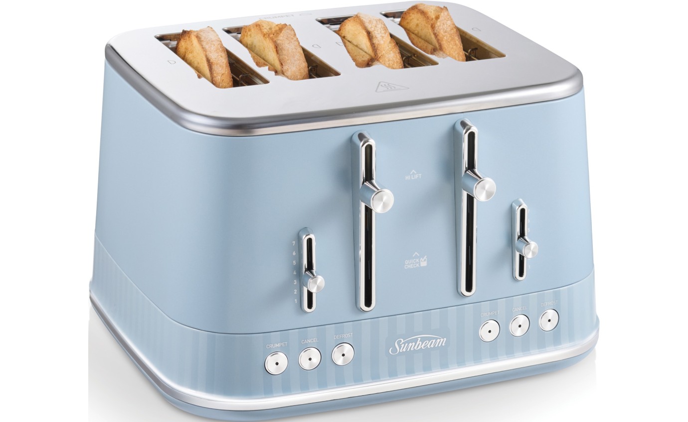 Sunbeam French Riviera Collection 4 Slice Toaster (Morning Haze) TAM8104BL