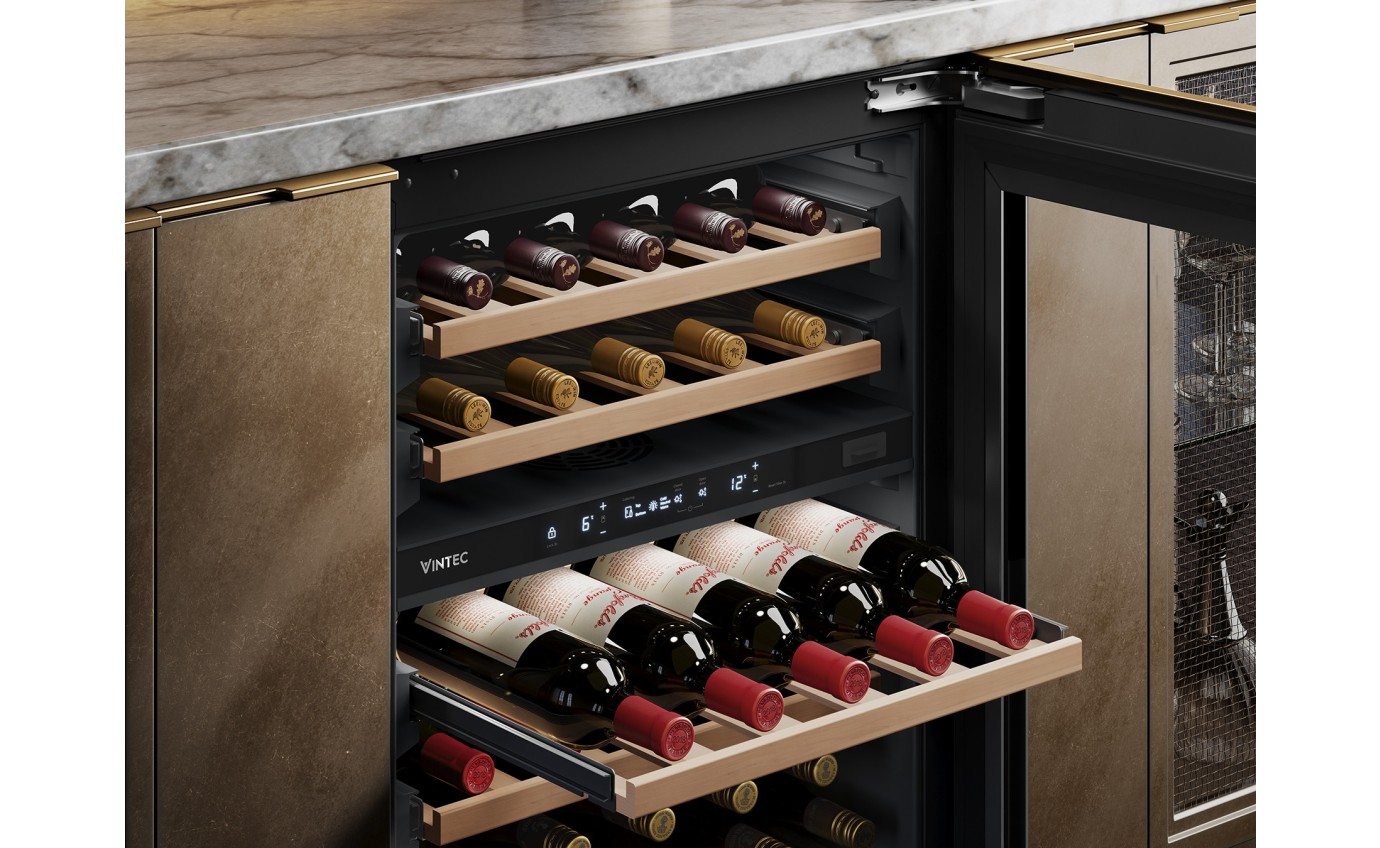 Vintec 31 Bottle Integrated Dual Zone Wine Cabinet VWD820SAPX