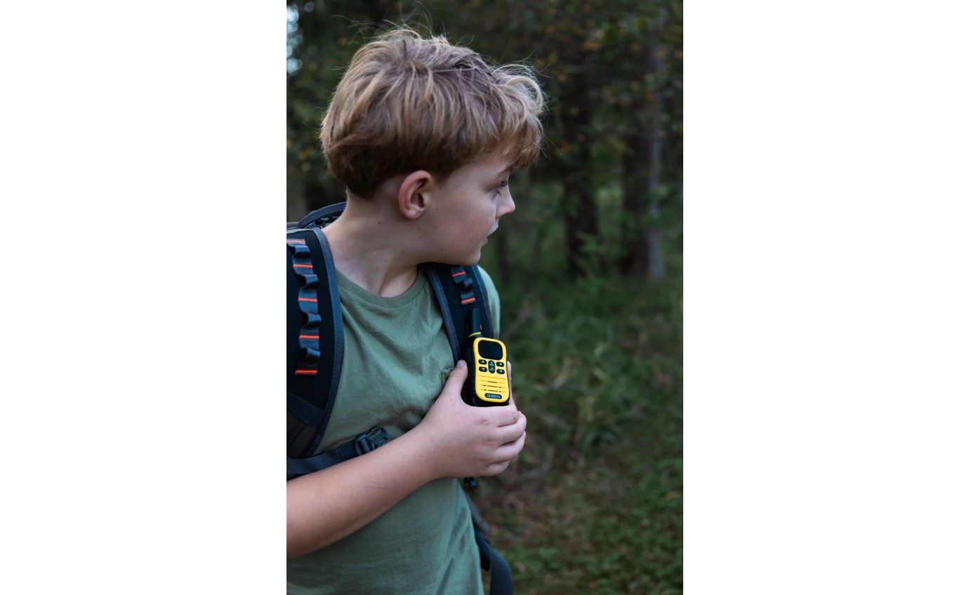 Uniden UH45 Max 0.5W UHF Handheld Radio with Kid-Zone Plus (Blue/Green/Yellow/Pink) [4 Pack] UH454MAX