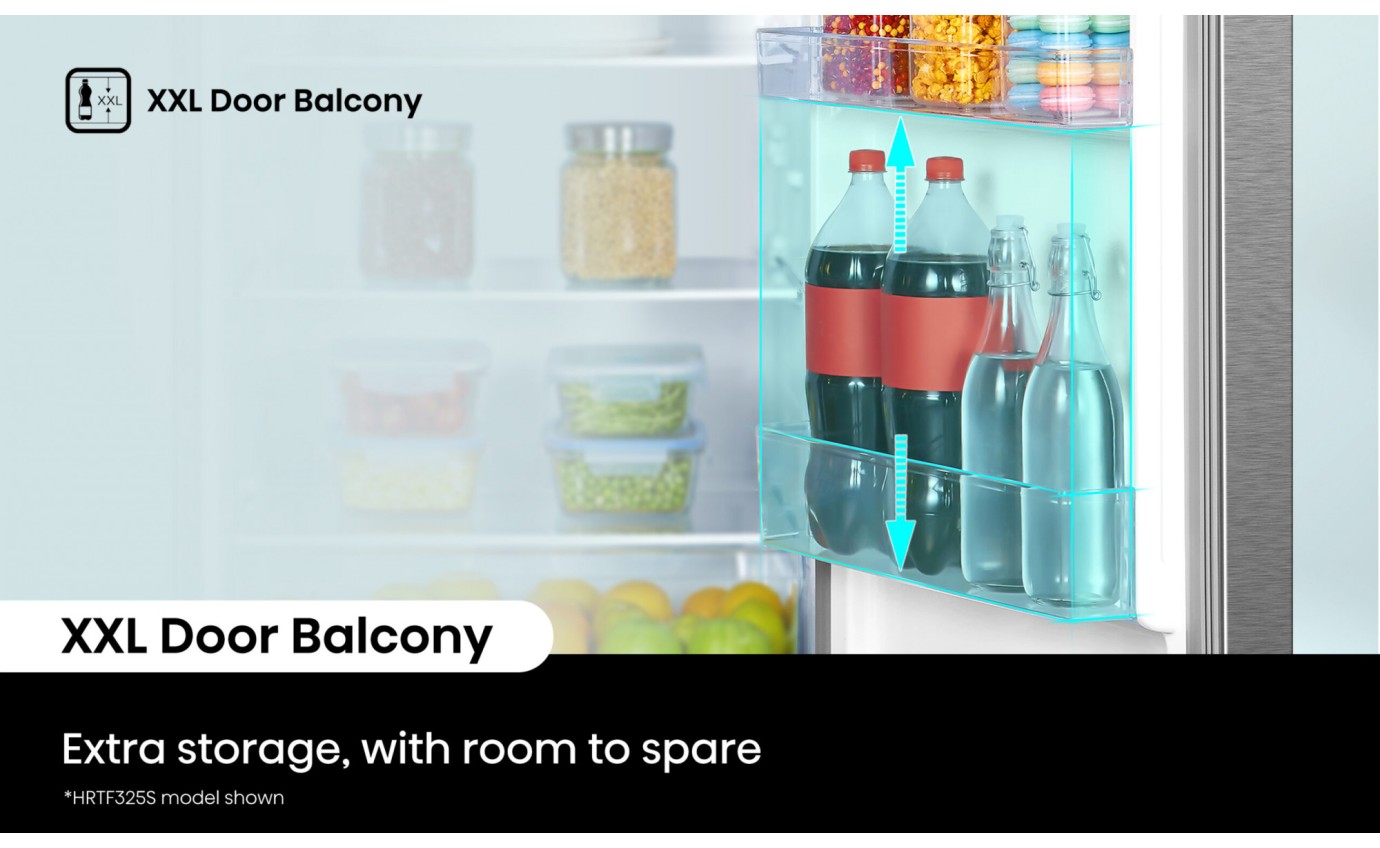 Hisense 326L Top Mount Fridge (Silver) HRTF325S